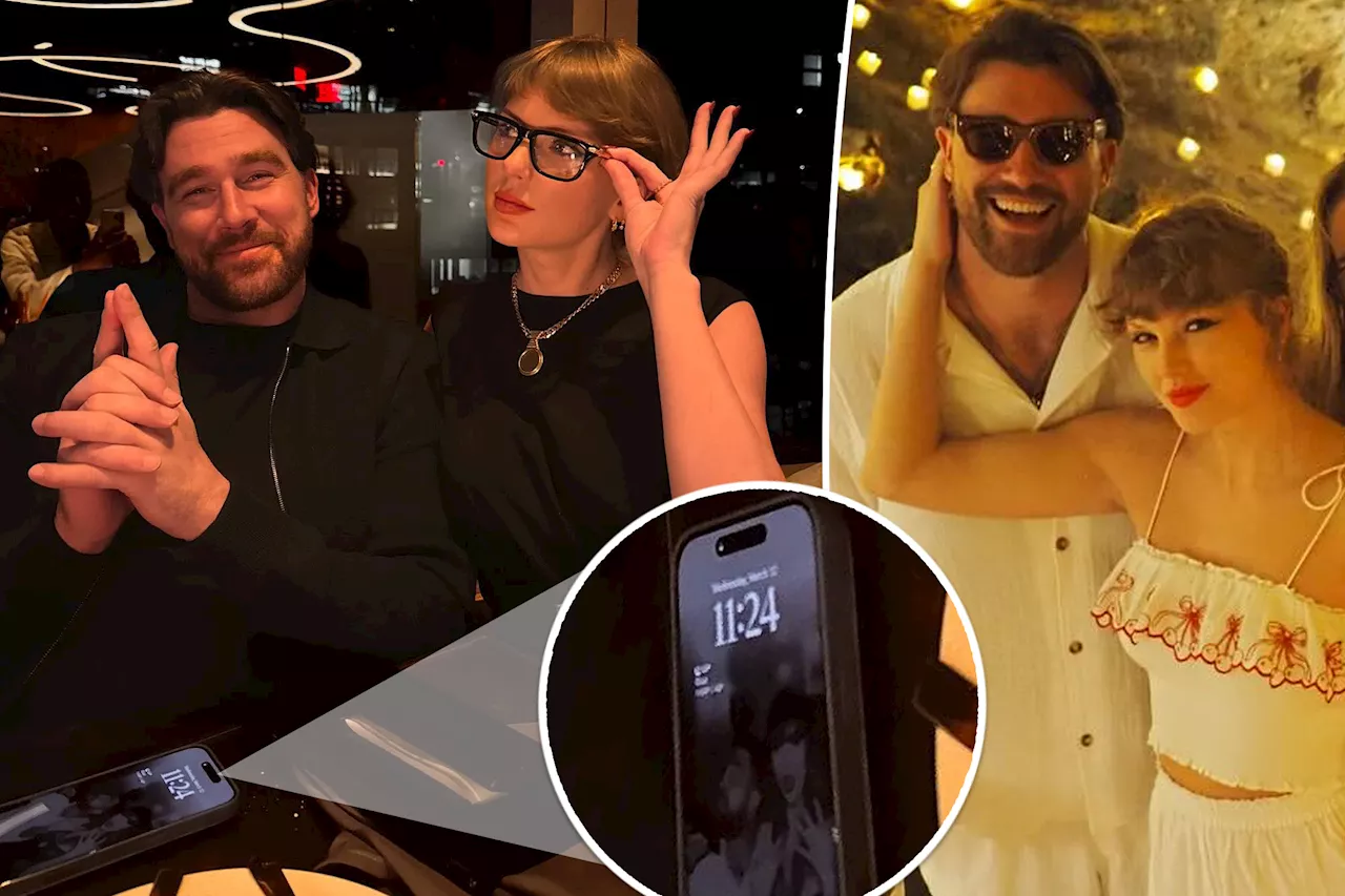 Eagle-eyed fans spot adorable Taylor Swift nod on Travis Kelce's phone