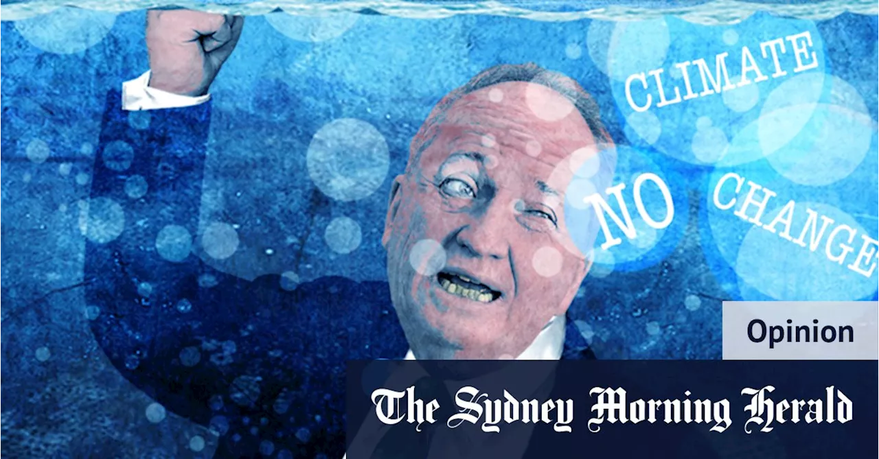 Why Barnaby’s war on net zero’s already sunk