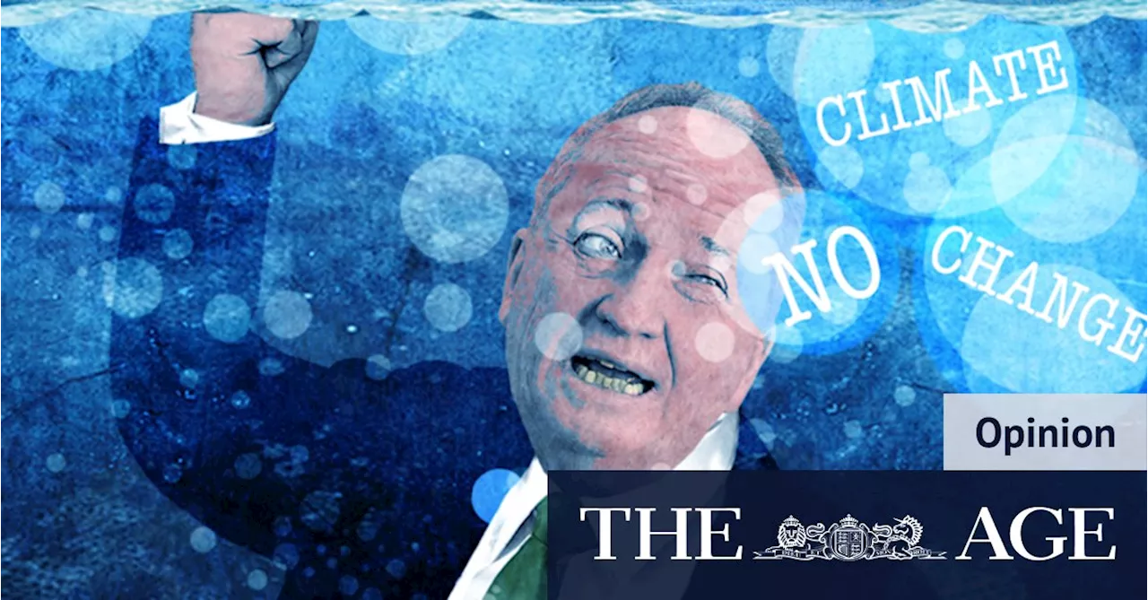 Why Barnaby’s war on net zero’s already sunk