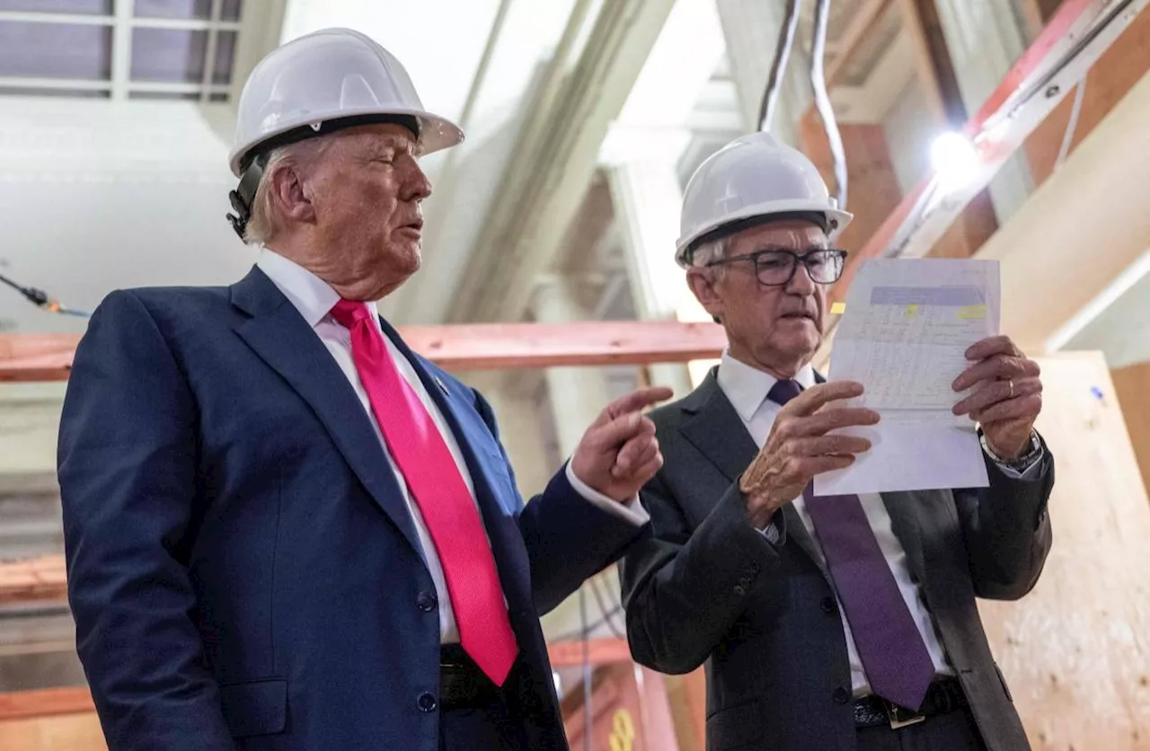 Trump presses Powell to cut rates in tense visit