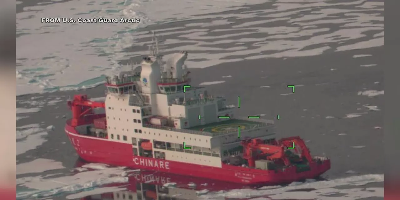 Chinese research ship detected off Alaskan coast, Coast Guard says