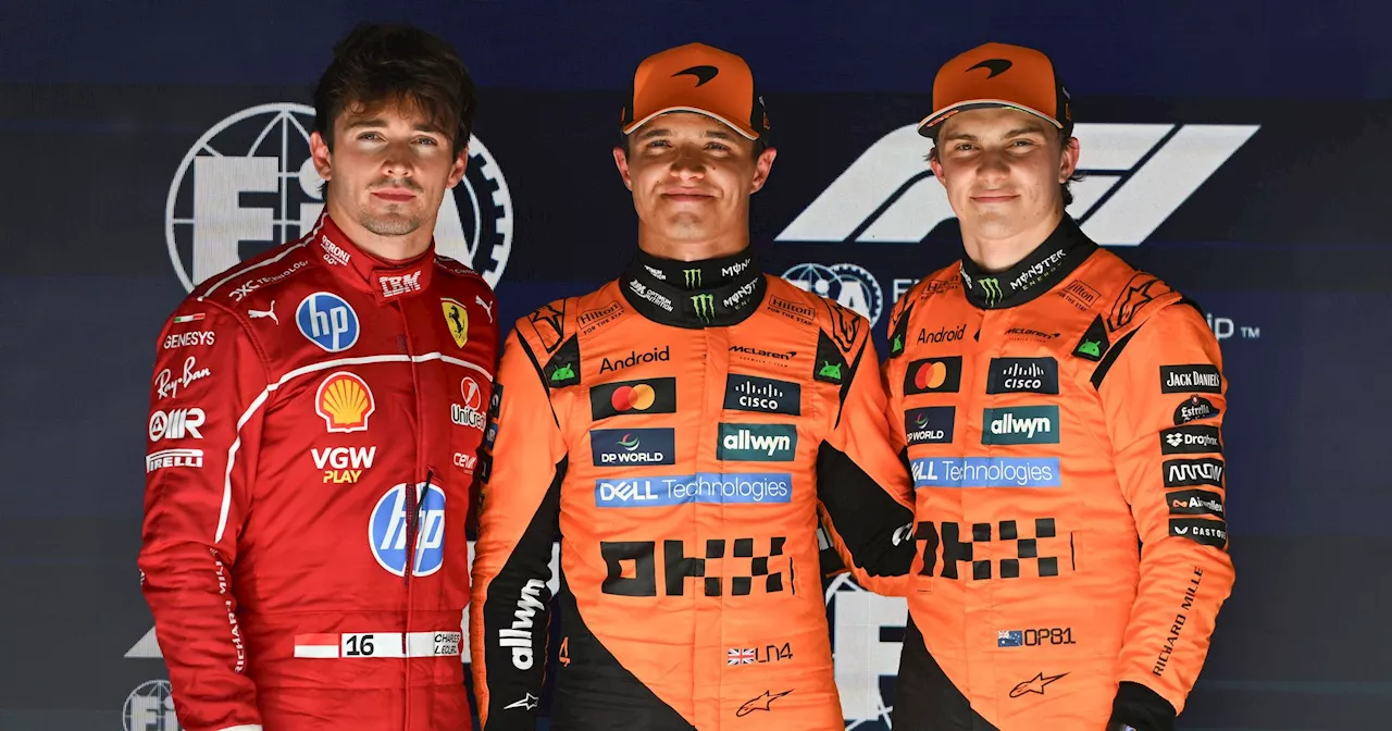 Norris conquista la pole a Spa, Leclerc salva la Ferrari, Hamilton escluso ancora una volta