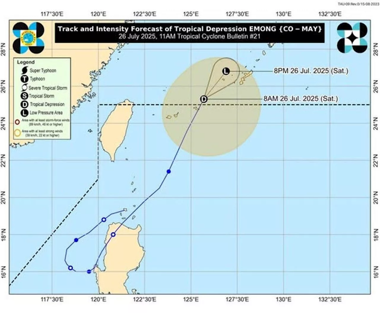 Habagat to bring strong to gale-force gusts as Emong exits PAR