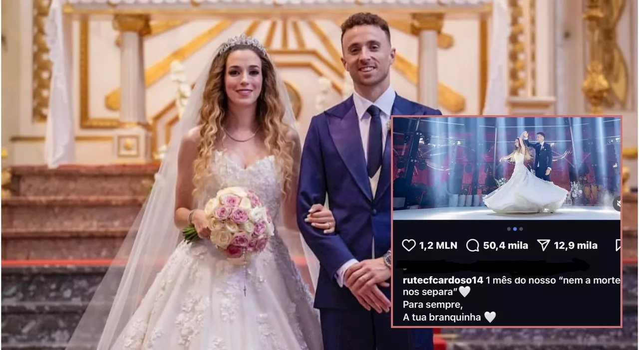 Diogo Jota, la moglie Rute: «Un mese dal nostro matrimonio, neanche la morte ci separa»