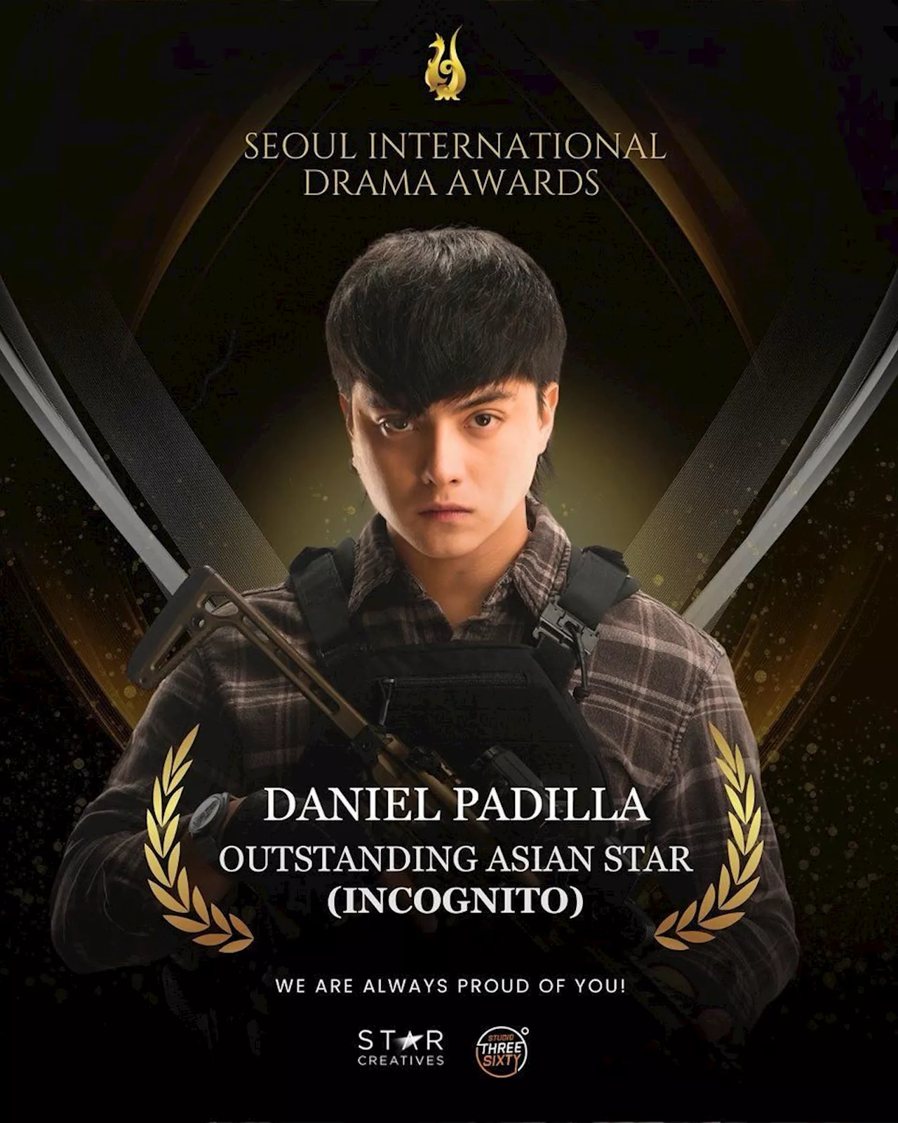 Daniel Padilla named outstanding Asian Star at Seoul International Drama Awards