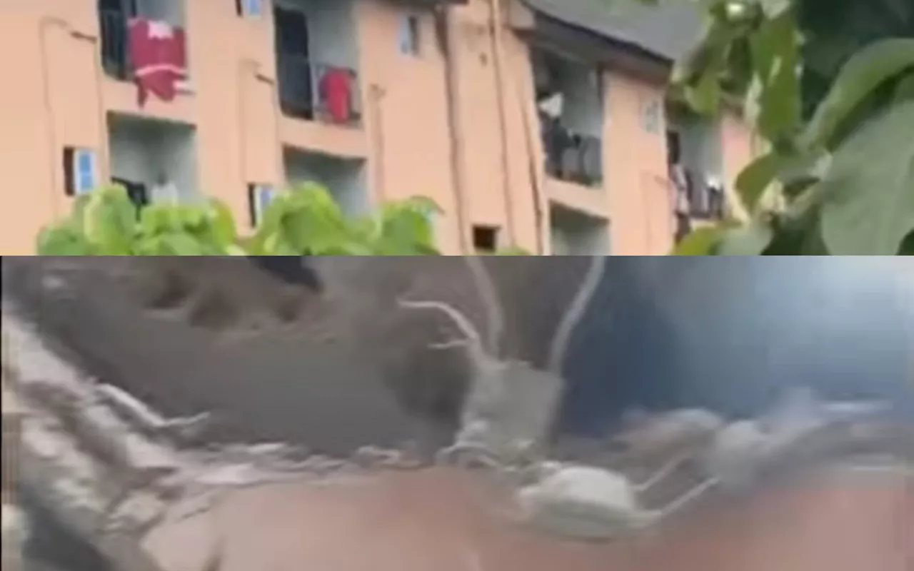 Students panic as hostel collapses near Ebonyi university