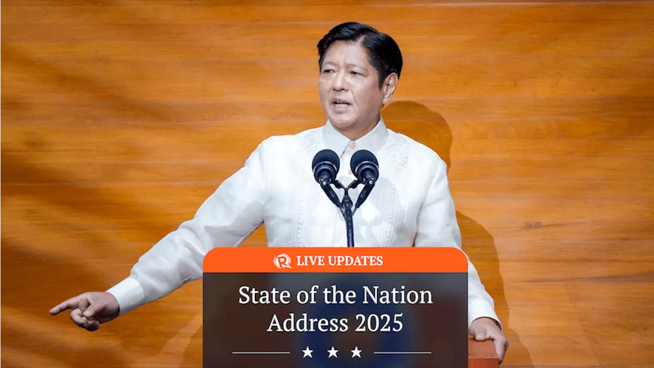 LIVE UPDATES: President Ferdinand Marcos Jr.'s SONA 2025