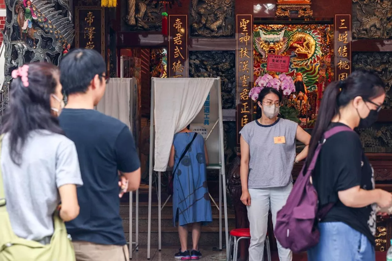 Taiwan votes in high-stakes recall election