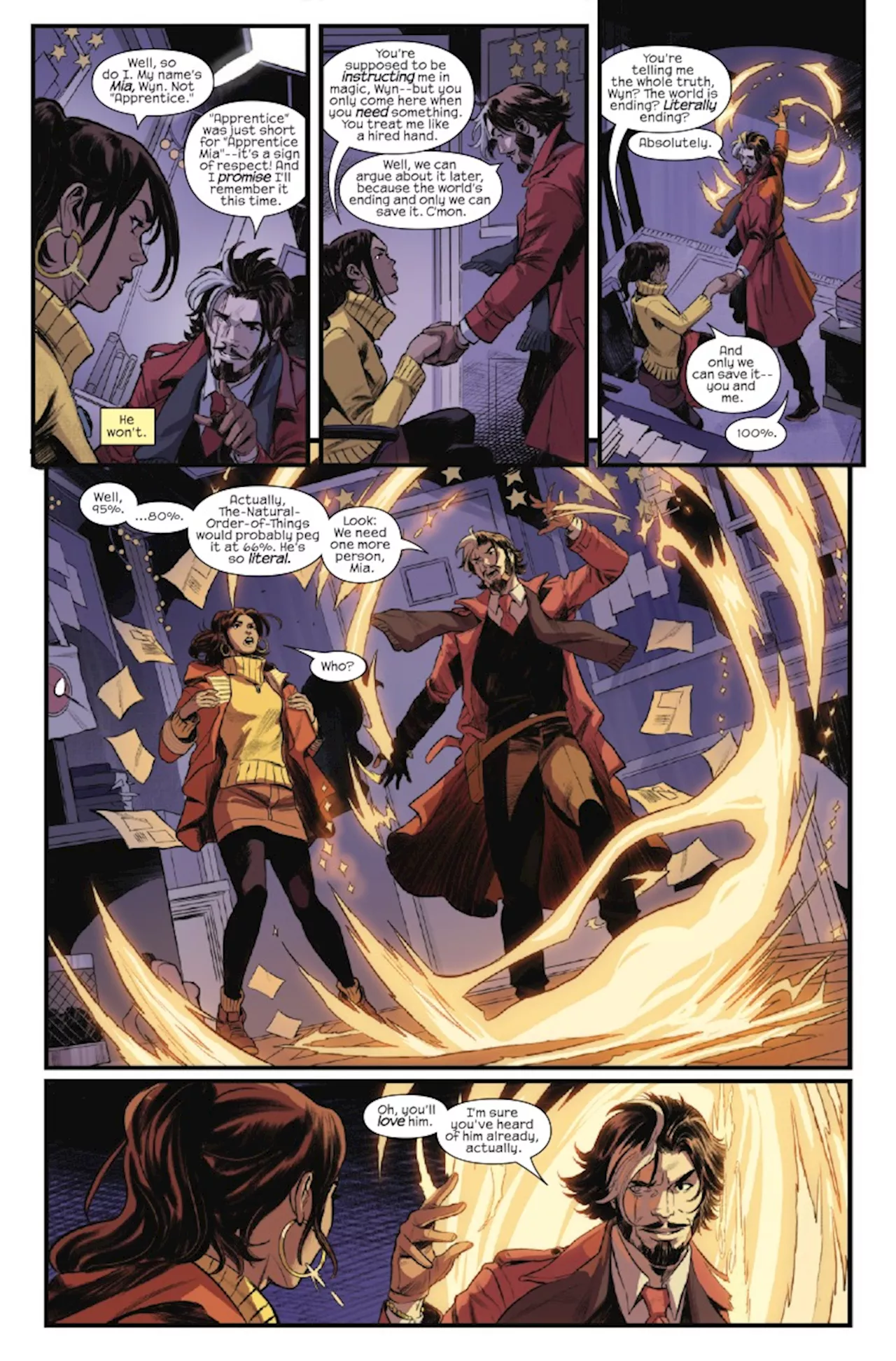 GODS: One World Under Doom #1 Preview: Doom's World, Wyn's Woes