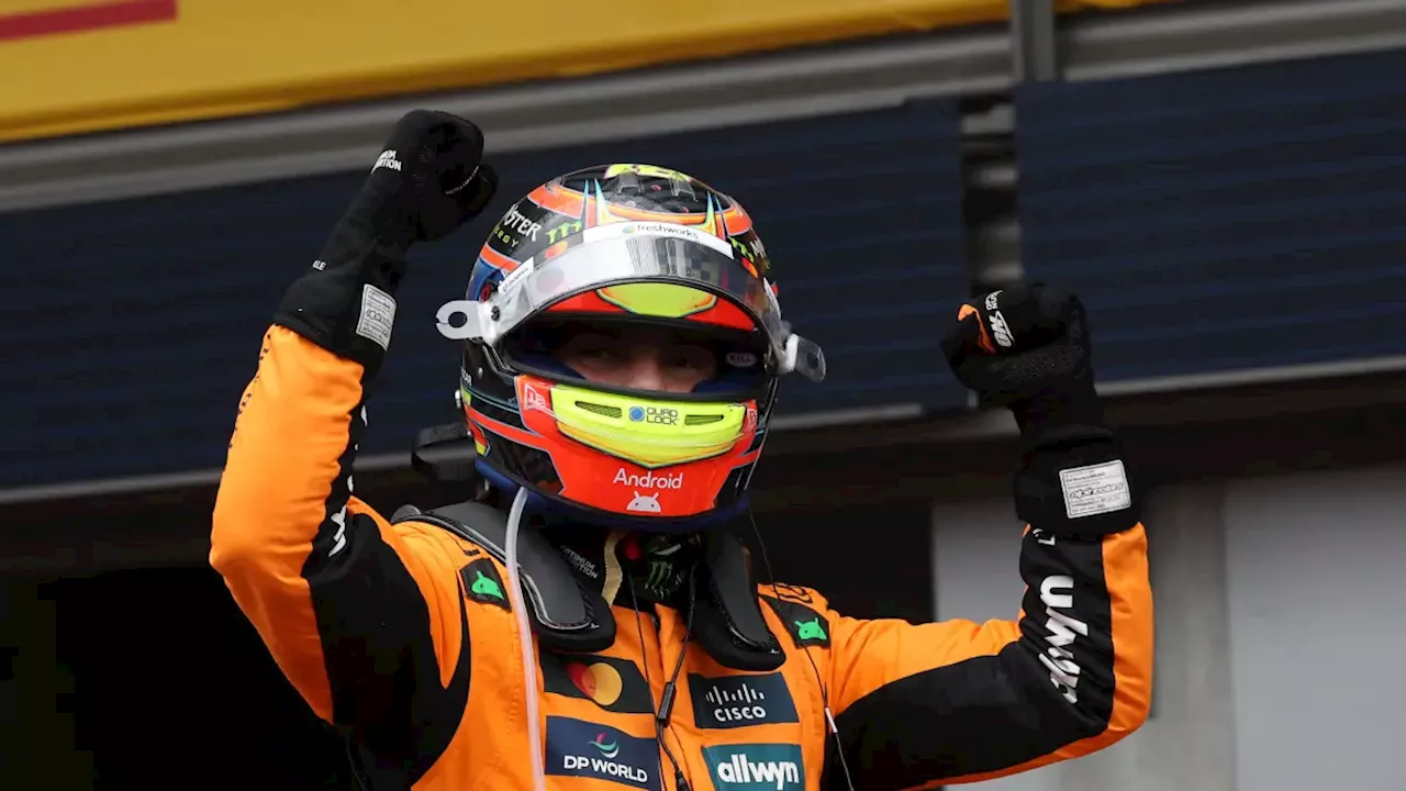  Oscar Piastri estuvo impecable bajo la lluvia y fue demoledor en el GP de Bélgica: ganó y le sacó ventaja a Lando Norris y Max Verstappen