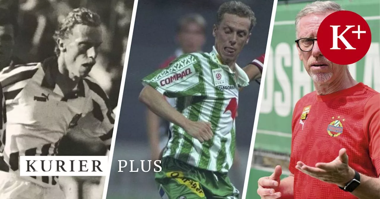 Rapid-Coach Stöger in Tirol: Verspottet, verehrt und mit Steinen beworfen
