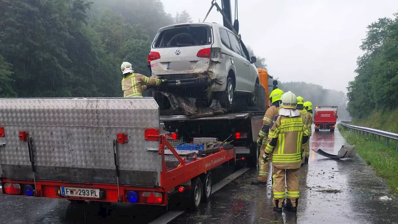 A 1: Drei Einsätze bei strömendem Regen