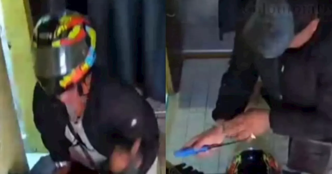 En video: la frialdad del asesino de mujer en spa en Bogotá, el detalle que hizo con arma cortopunzante tras el crimen