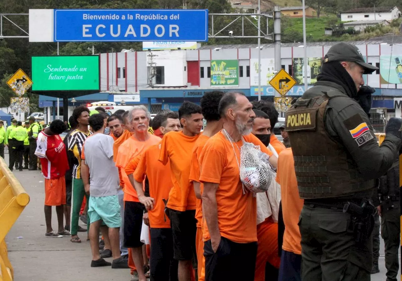 Ecuador expels over 600 Colombian inmates