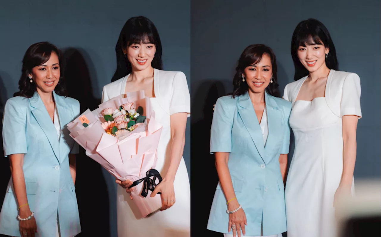 (Video) Park Shin-Hye Thanks Tengku Zatashah For Loving K-pop During Recent Meeting In Malaysia