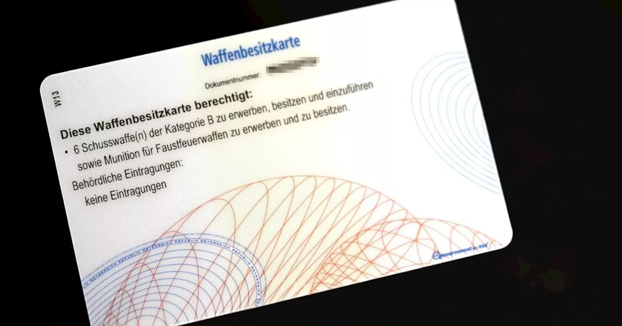 Ohne Strafen: Grüne fordern Rückgabeprogramm für illegale Waffen