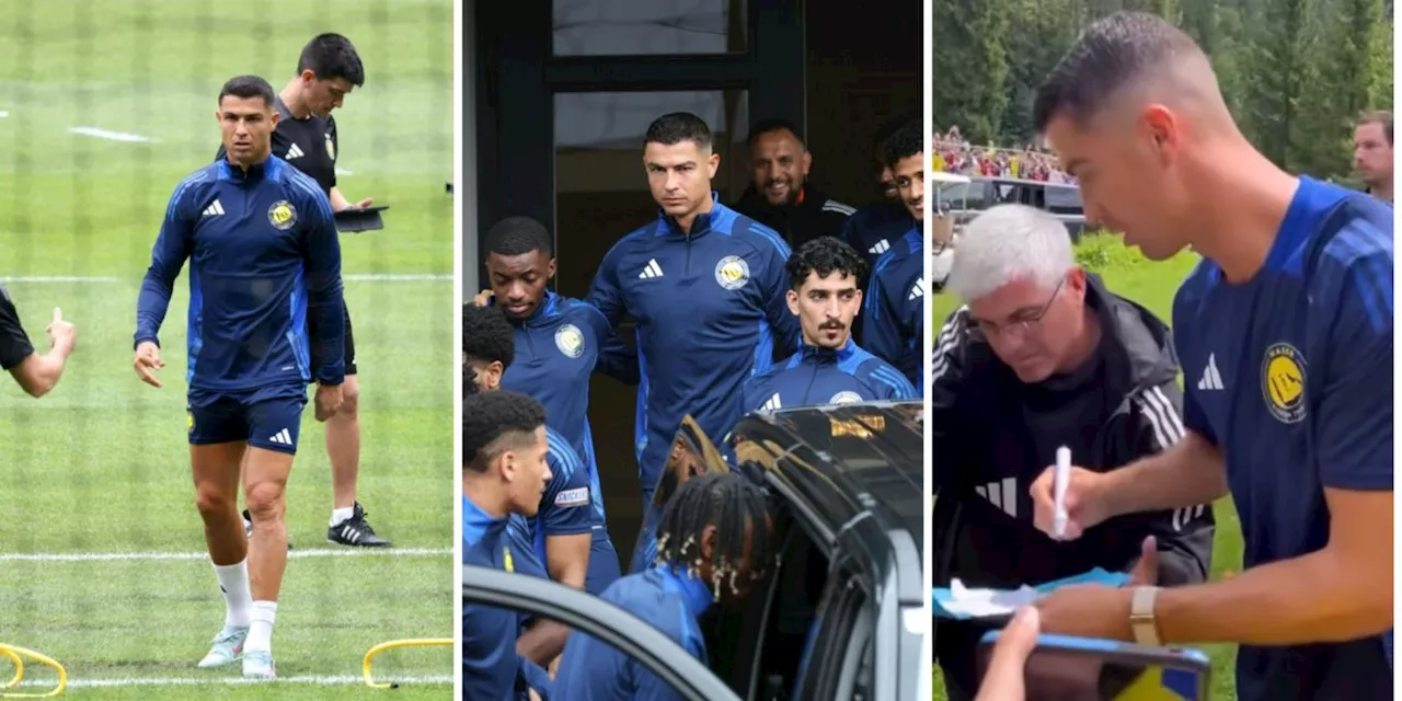 Ronaldo droht im Trainingslager eigenen Fans mit Polizei