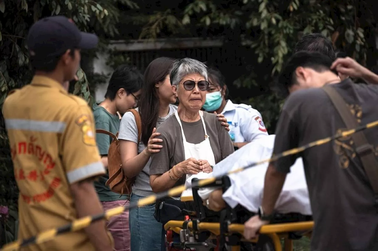 Five guards slain in Bangkok market shooting