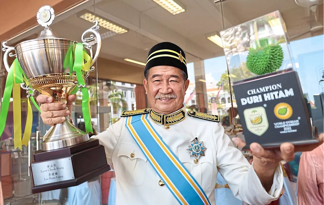 Father of Black Thorn durian recognised with Datukship