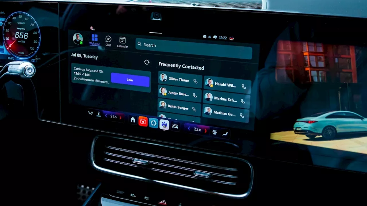 Mercedes-Benz to add Microsoft Teams in cars because there aren’t enough meetings in a day