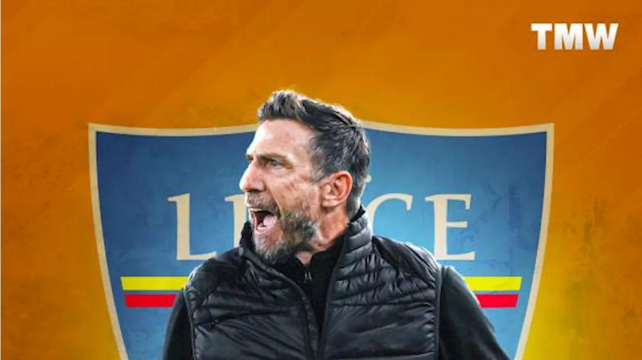 Lecce, Di Francesco: 'Nuovo capitano? A oggi è Falcone. Utopistico avere tutti a fine luglio'