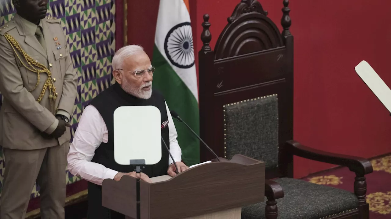 India's Modi arrives in Trinidad and Tobago for first official visit