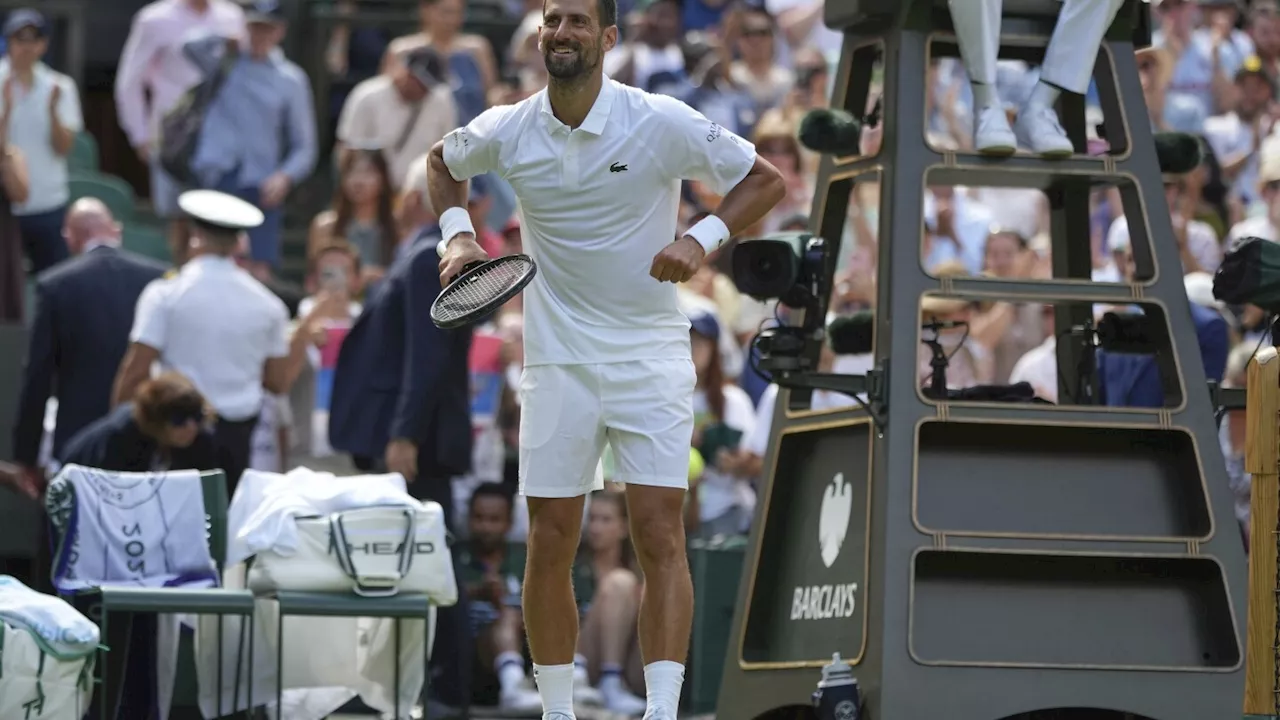 Wimbledon: Djokovic reaches 3rd round for record 19th time