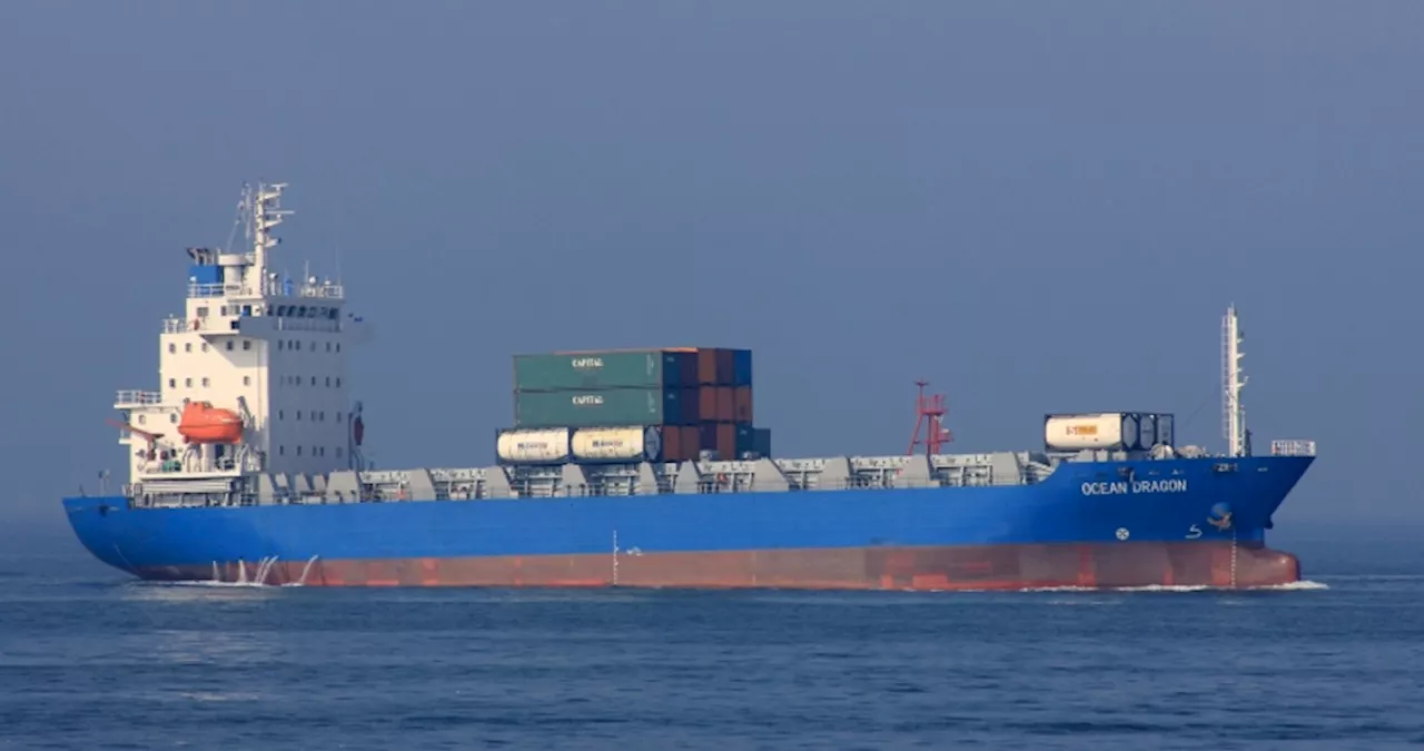 Nigeria’s first indigenous container vessel, M.V. Ocean Dragon arrives Lagos