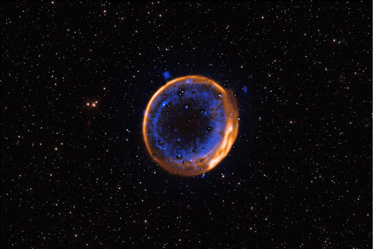 Astronomers get picture of aftermath of a star's double detonation