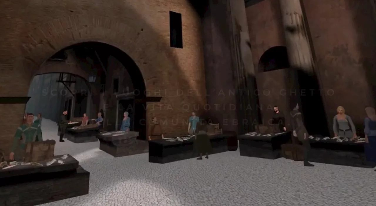 Roma, l'antico ghetto ebraico da oggi si esplora coi visori 3D: ecco come era nel 1555