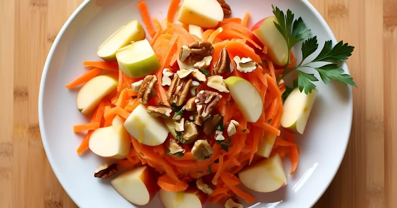 Gesunder Karotten-Apfelsalat