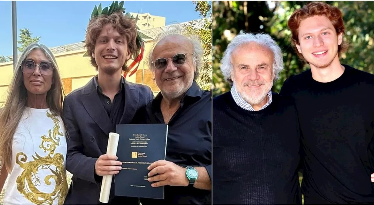 Jerry Calà, il figlio Johnny si laurea in Cinema a Milano: la commozione del papà e della mamma Bettina Castio