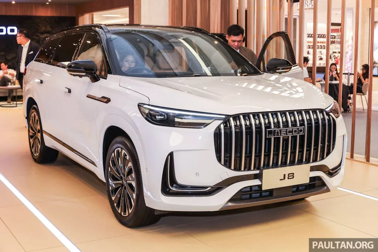Jaecoo J8 to launch in Malaysia on July 18 – 2WD five-seater and AWD six-seater variants, from RM195k est