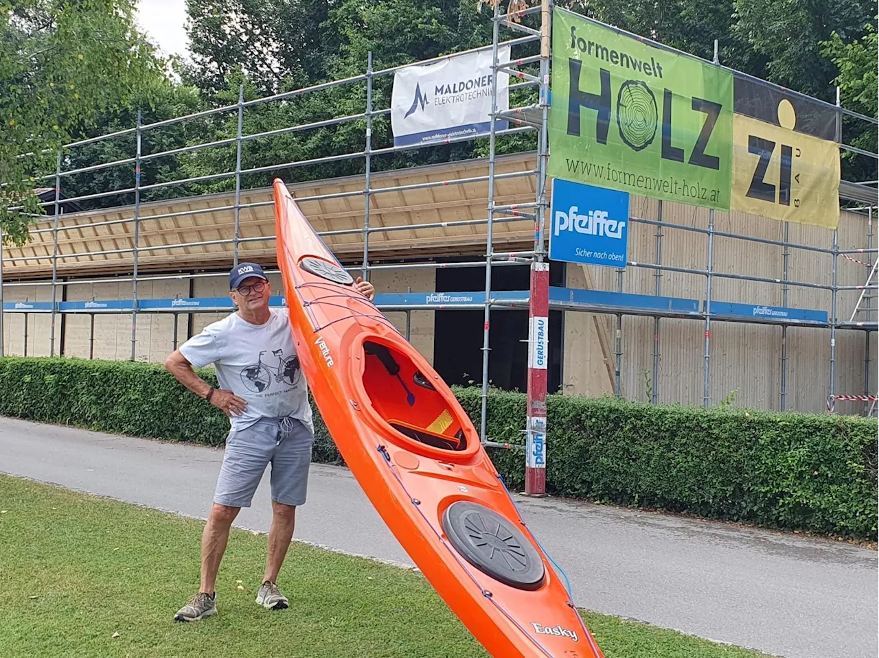Großes Projekt beim Sporthafen: Neues Bootshaus für den Kanuverein Bregenz