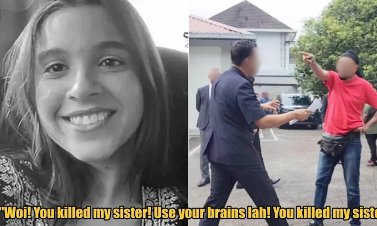  Man Angrily Confronts Cyberjaya Student Murder Suspects Outside Court