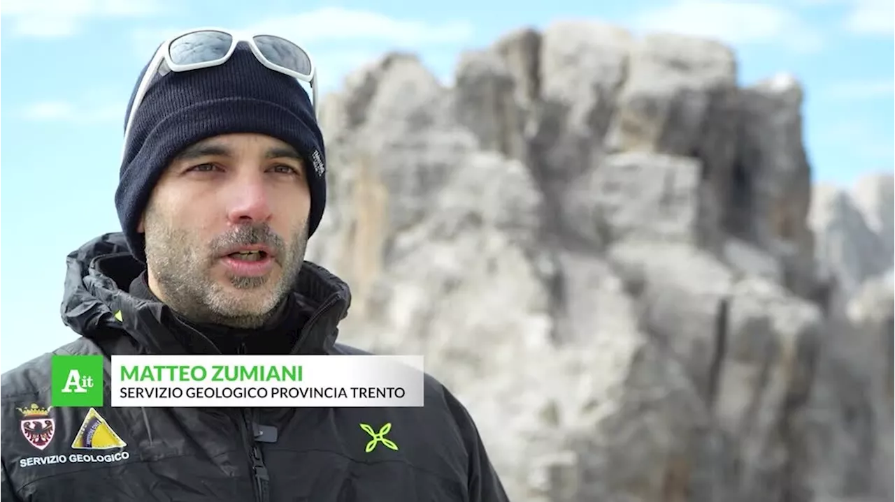 Dolomiti di Brenta sotto gli scanner dopo i crolli