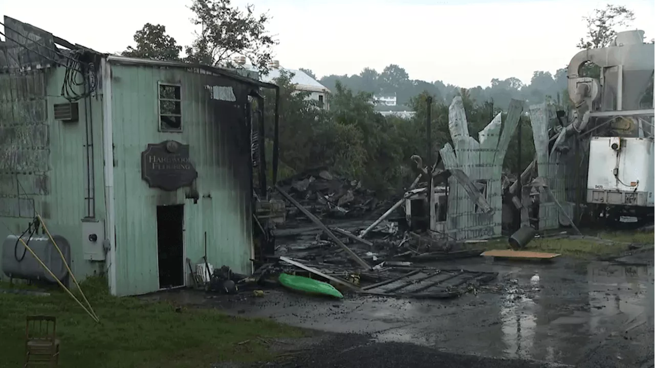 Antique flooring business destroyed in fire after weeks of recovery from Warwick flooding