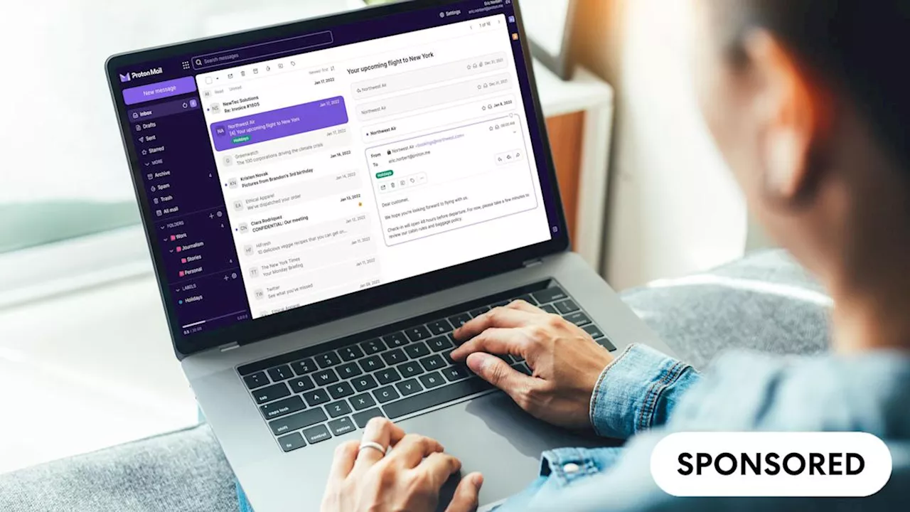 Upgrade to become a true email power user with Proton Mail