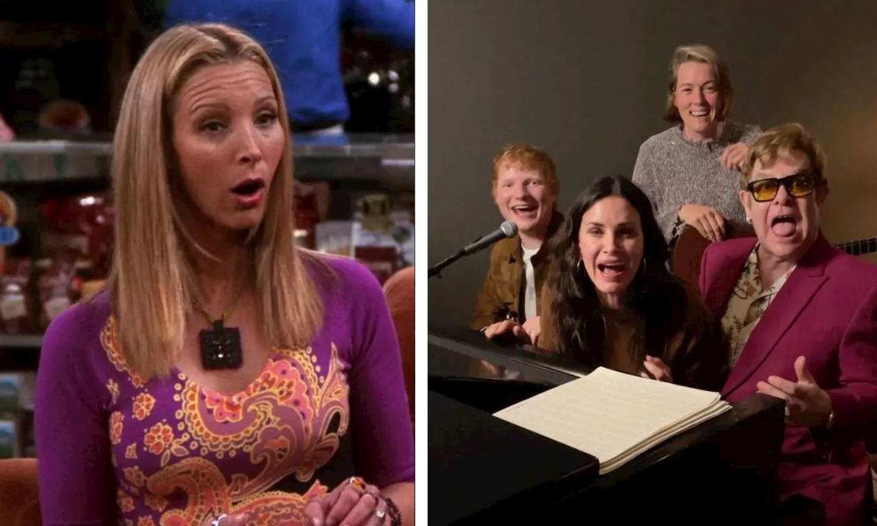 Lisa Kudrow responds to Courteney Cox, Ed Sheeran and Elton John ’Friends’ parody song
