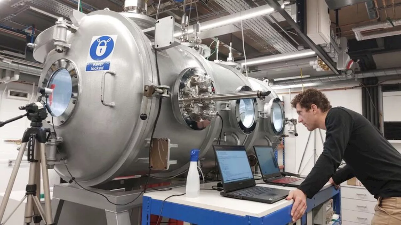 Scientists simulate extreme icy moon volcano conditions, uncover bizarre water behavior