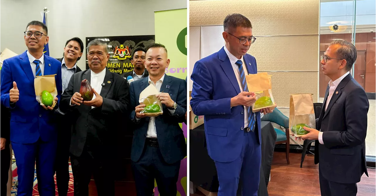 Mat Sabu Hands Out Homegrown Avocados In Parliament, Says It’s Time To Support Local