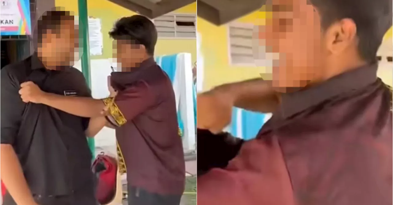 Video Shows 14-Year-Old Student Threatening & Punching Teacher In Kajang
