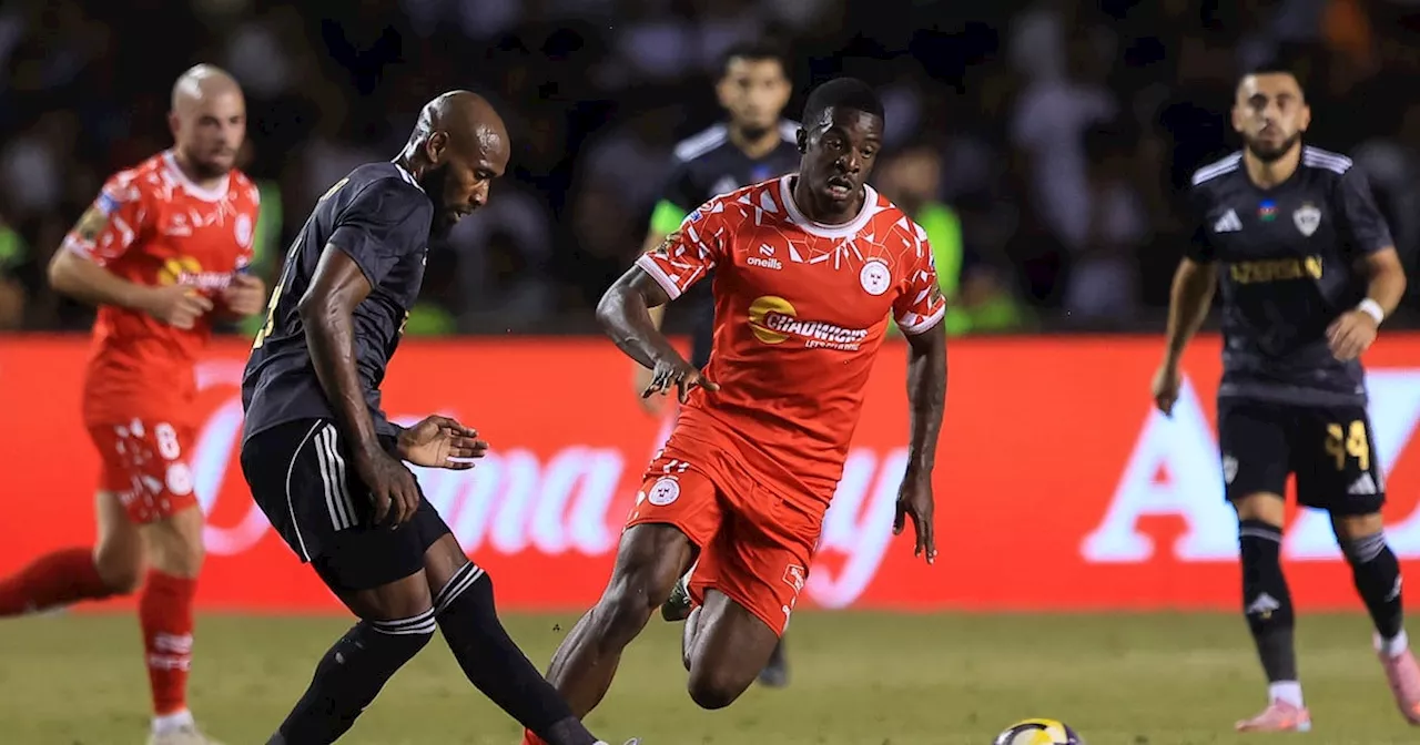 Shelbourne drop to Europa League qualifiers as Qarabag lead proves too great to overturn in Baku