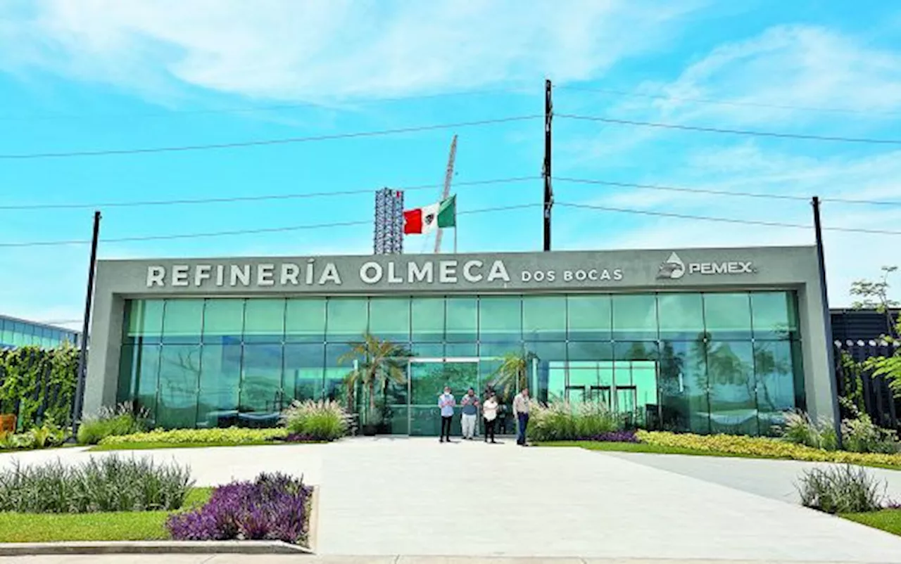 Refinería Olmeca alcanzó proceso máximo de 68% en segundo trimestre: Pemex
