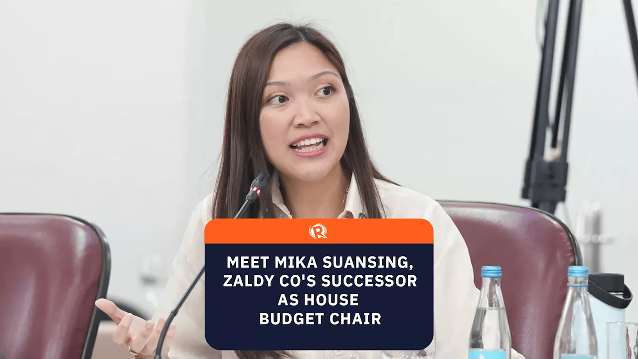 WATCH: Meet Mika Suansing, Zaldy Co’s successor as House budget chair