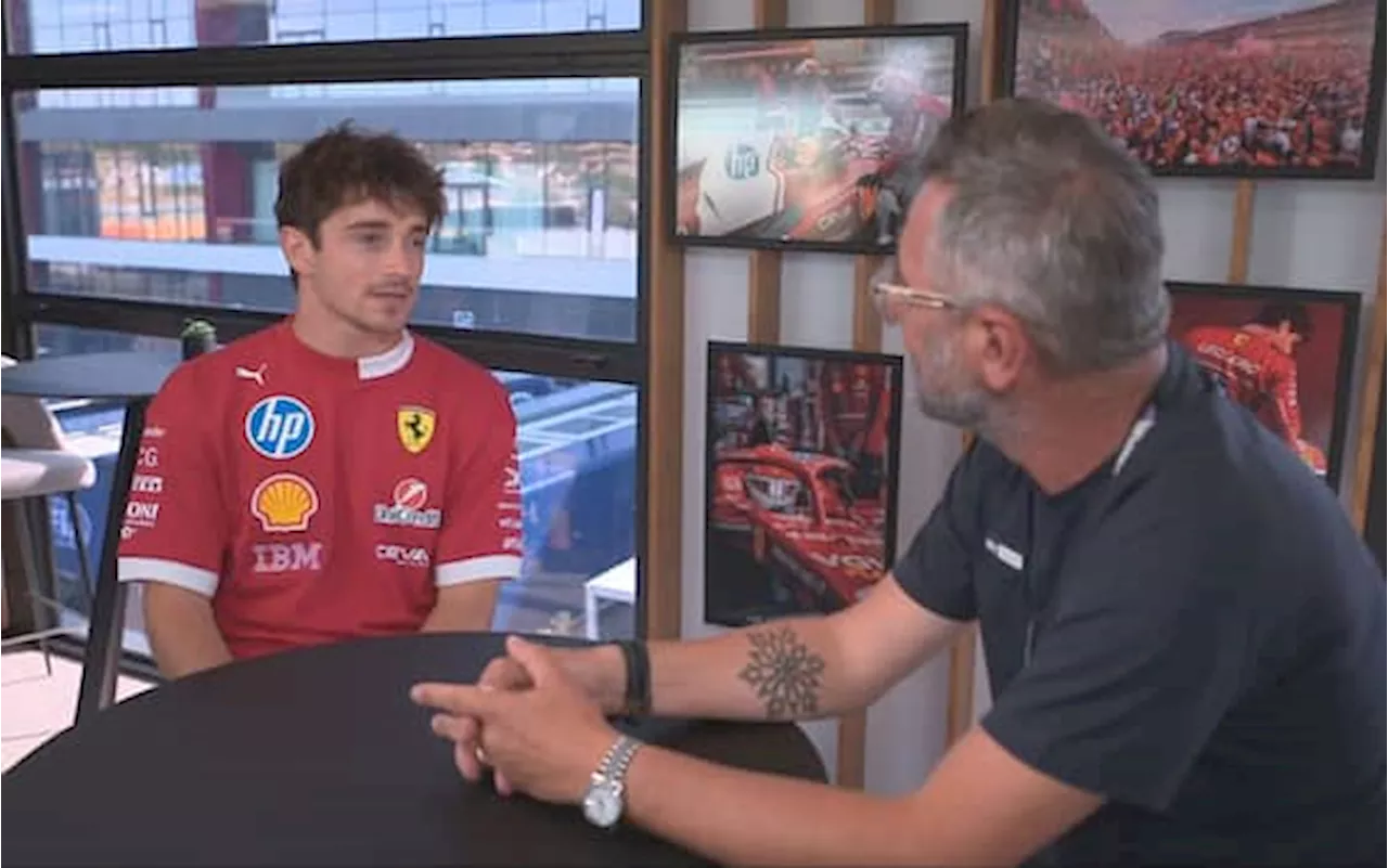 F1, Leclerc a Sky: 'Vincere con la Ferrari la mia unica ossessione'