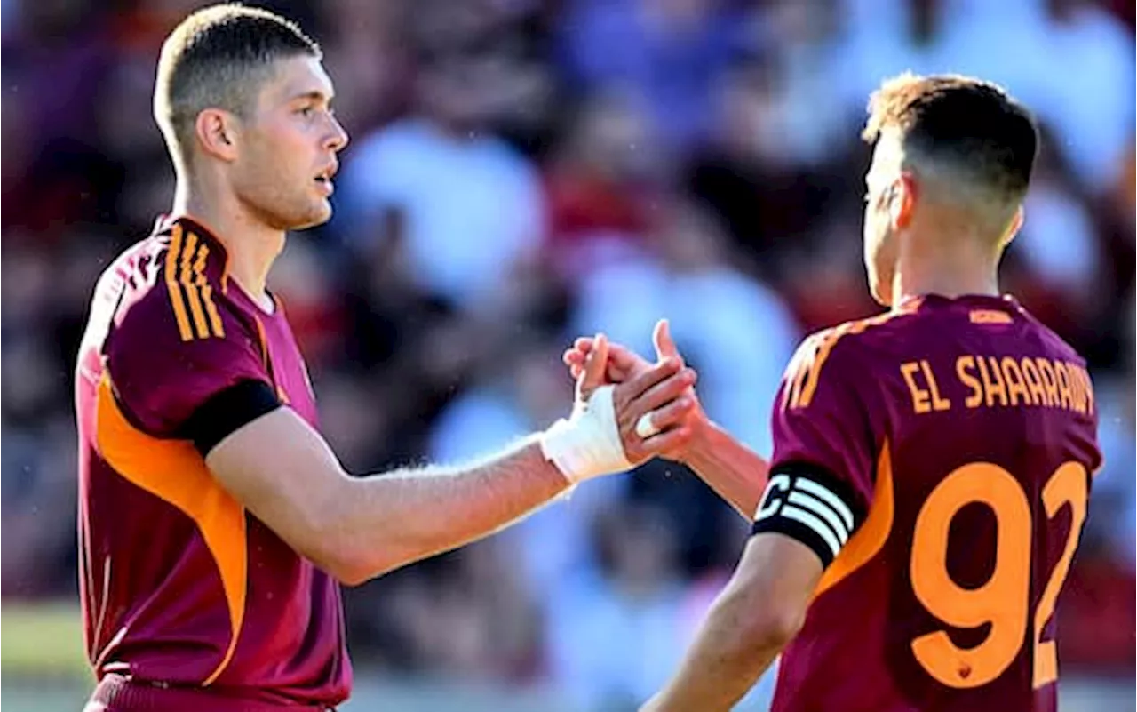 Roma-Cannes 3-0, gol di El Shaarawy, Dovbyk e Ferguson in amichevole