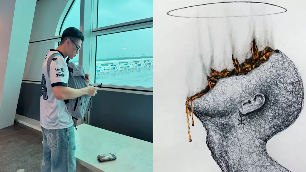 Lee Zii Jia Muat Naik Lukisan Misteri, Netizen Risau Tapi Tetap Beri Kata-Kata Semangat