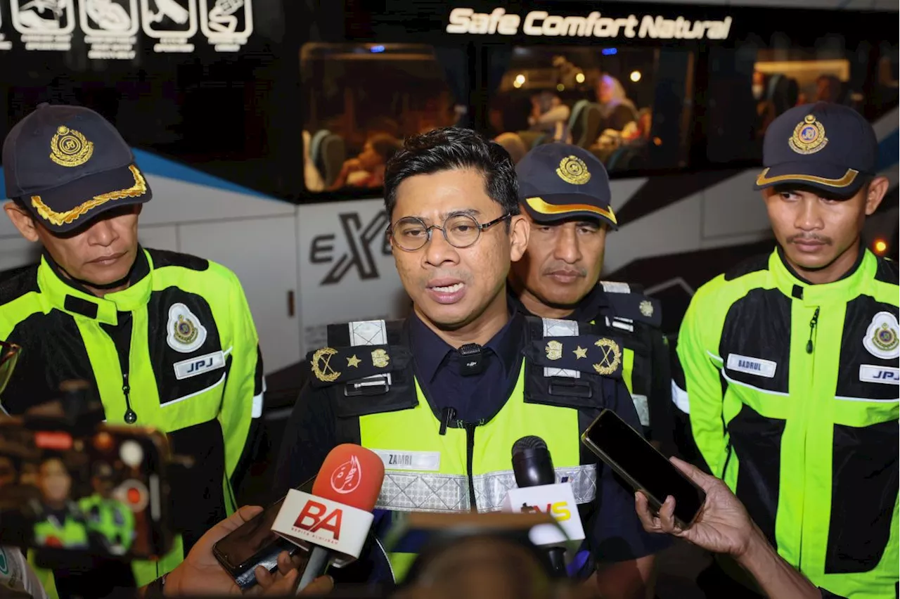 Express bus driver, three passengers given summonses for not wearing seatbelts