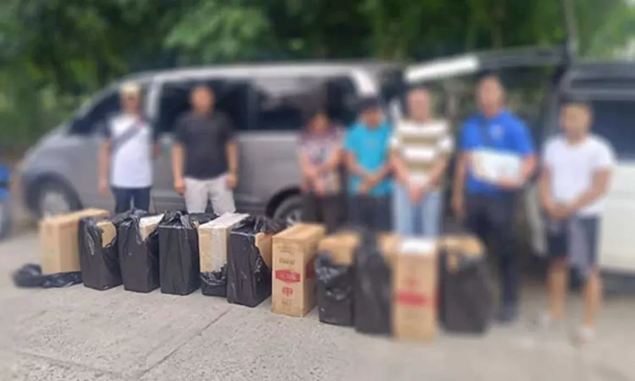 3 nabbed in Davao cigarette raid
